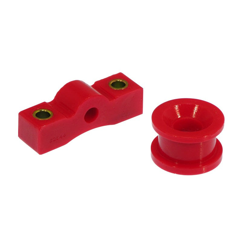 Red polyurethane Prothane shifter stabilizer bushing kit, part number 8-1601, for Honda Civic.