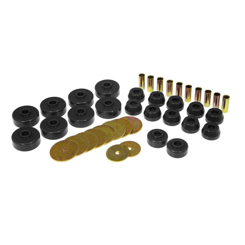 Prothane black polyurethane body mount bushing kit and hardware for 1984-1988 Toyota 4Runner