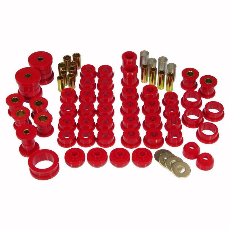 Prothane 7-2013 Red Polyurethane Bushing Total Kit for 1984-1996 Chevrolet Corvette C4