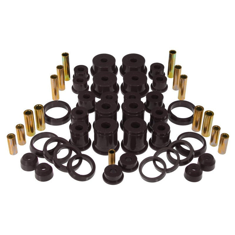 Prothane 1-2004-BL black polyurethane suspension bushing total kit for 1984-2001 Jeep Cherokee models.