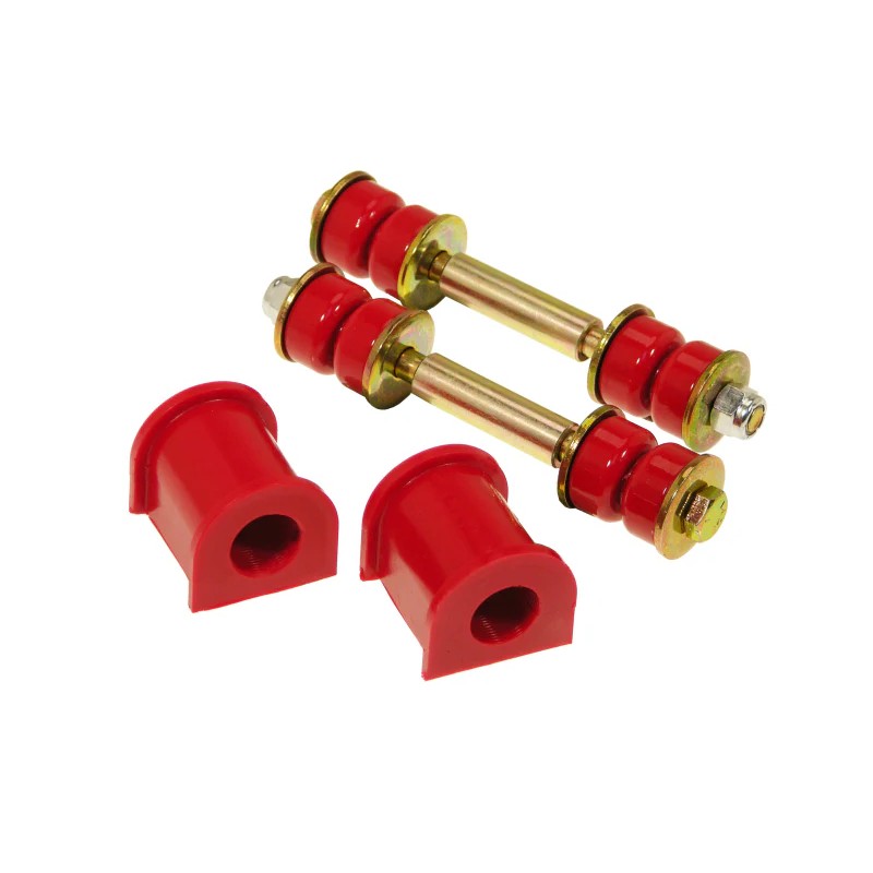 Prothane 20mm red polyurethane front sway bar bushings for 1987-1997 Nissan 4WD trucks.