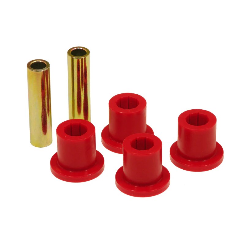 Prothane 1-803 red polyurethane frame shackle bushings for 1987-1996 Jeep Wrangler