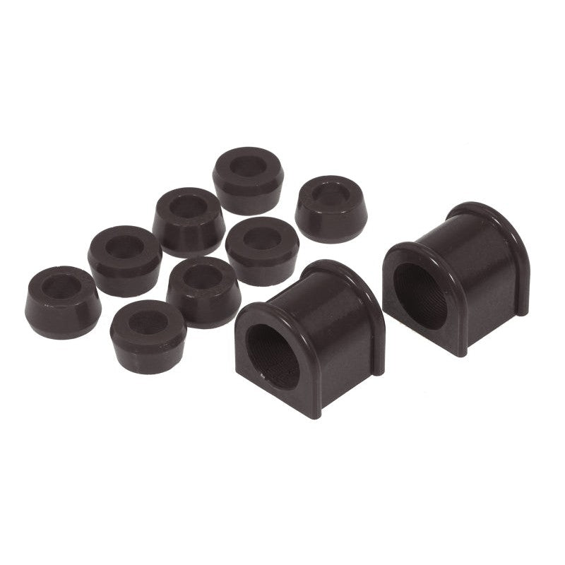 Prothane 1-1107-BL black polyurethane front sway bar bushings for 1987-1995 Jeep Wrangler YJ with 1 1/8 inch bar.