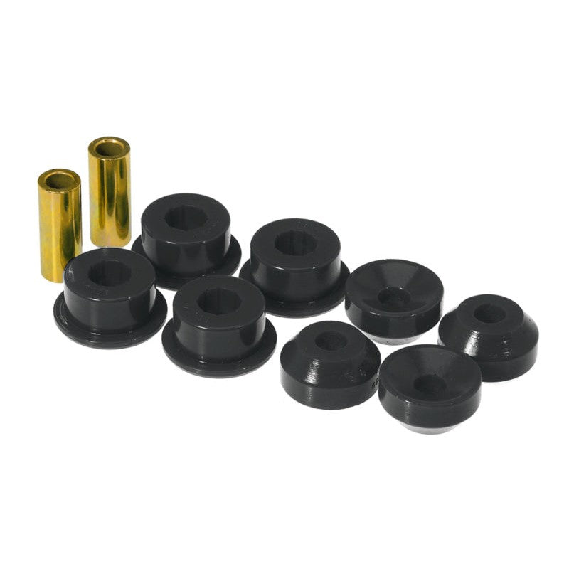 Prothane 8-901-BL black polyurethane front shock bushings for 1988-2001 Honda and Acura vehicles.