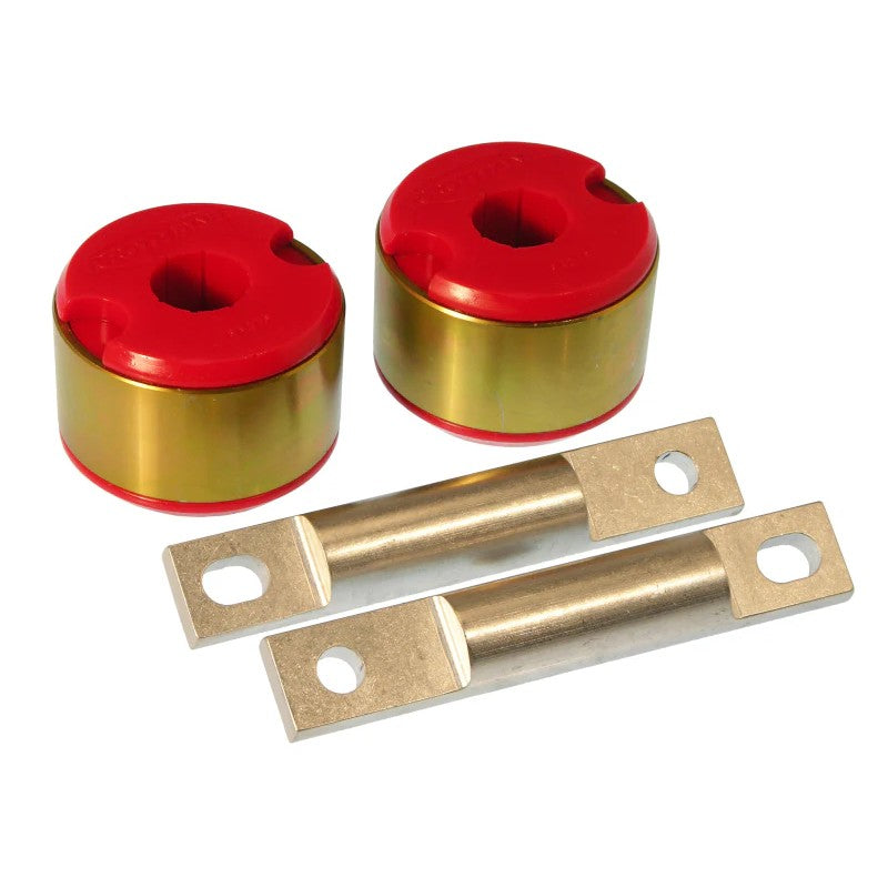 Red Prothane polyurethane rear trailing arm bushings for 1988-2001 Honda and Acura vehicles