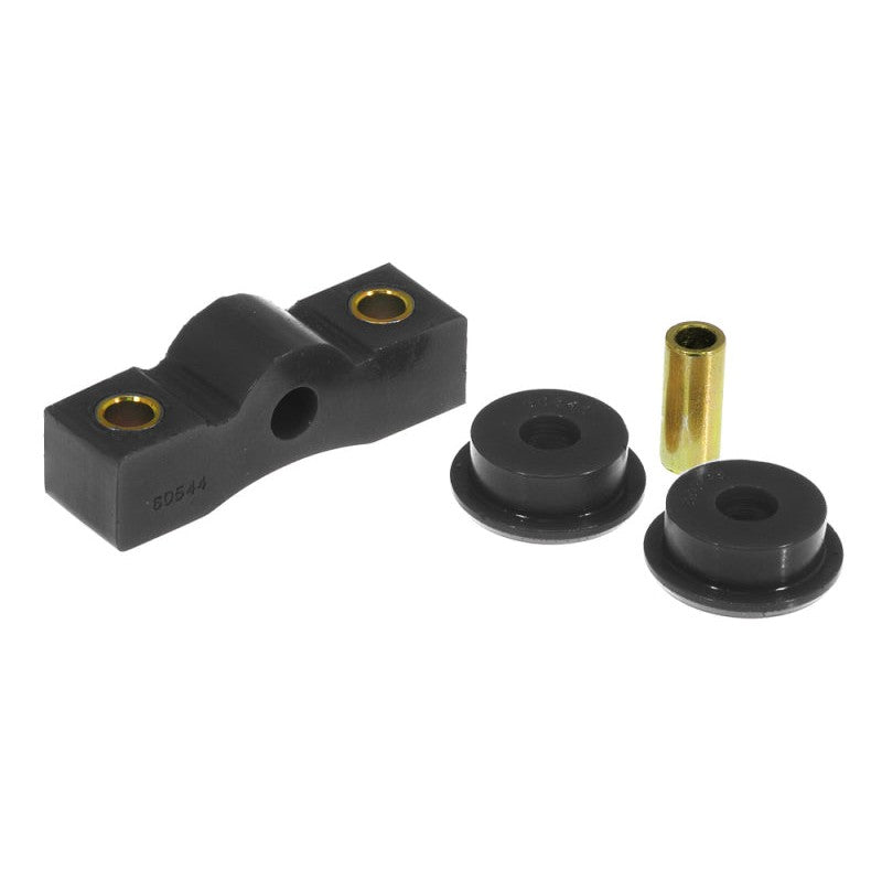 Prothane 8-1602-BL black polyurethane shifter stabilizer bushings for 1988-2000 Honda Civic and CRX.