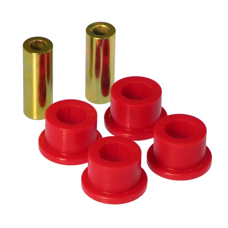 Red Prothane polyurethane front lower control arm bushings for 1986-1993 Honda and Acura Integra (8-210)