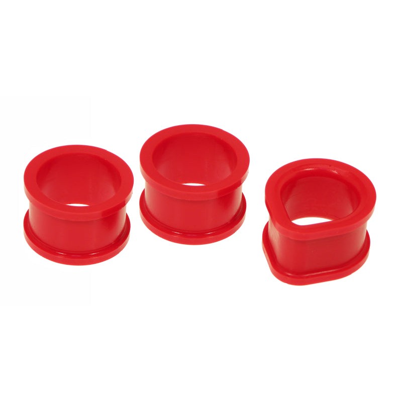 Red Prothane polyurethane steering rack bushings for 1989-1994 Nissan 240SX