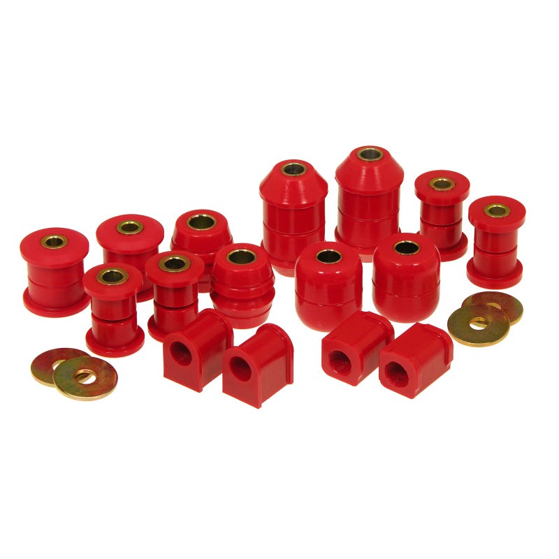 Prothane 18-2009 Total Kit red polyurethane suspension bushing set for 1991-1995 Toyota MR2.