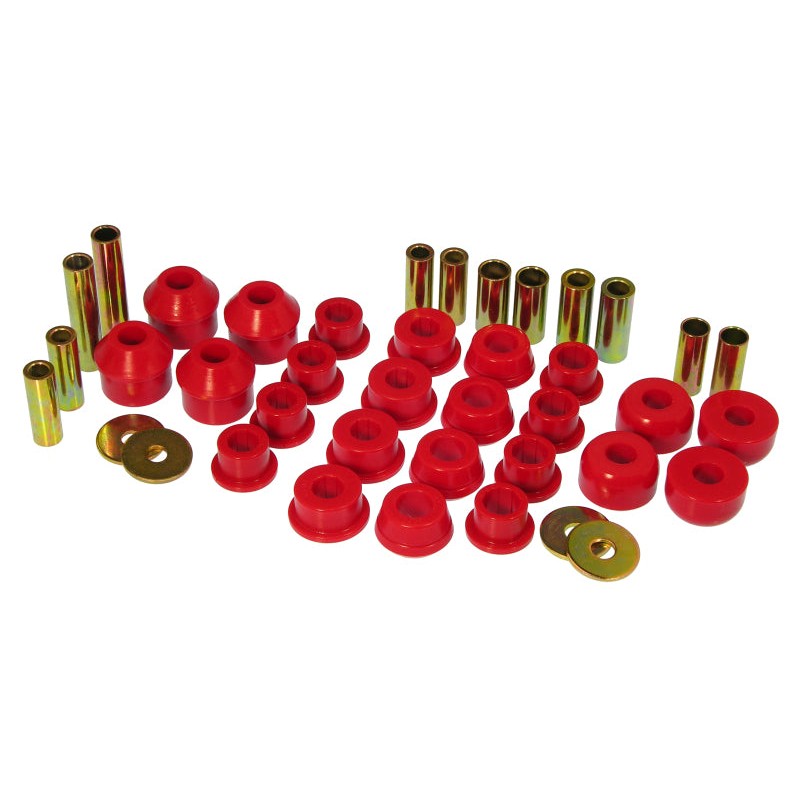 Red Prothane 18-2012 polyurethane bushing total kit for 1991-1995 Toyota MR2.