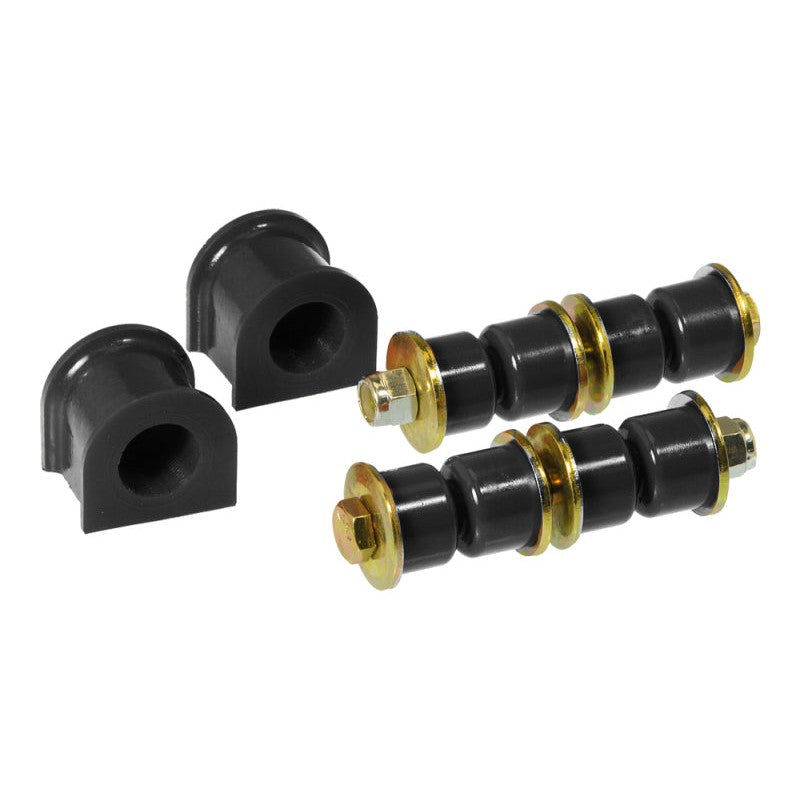 Black Prothane 21mm polyurethane front sway bar bushings for 1992-2001 Honda Civic and Acura Integra.