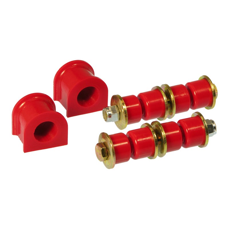 Red Prothane polyurethane front sway bar bushings for 21mm bars