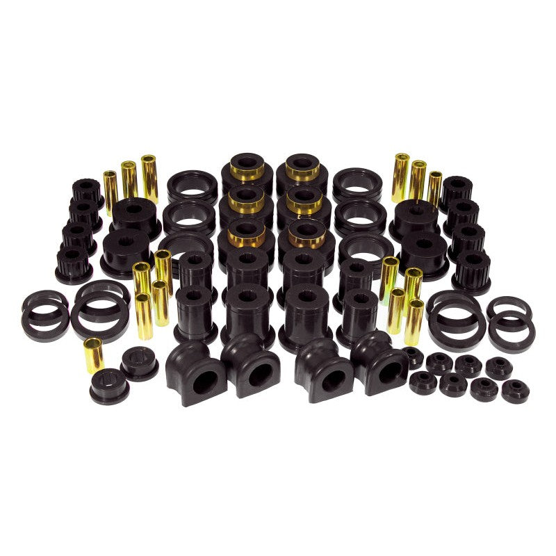 Black Prothane polyurethane total kit bushing set for 1994-2001 Dodge Ram 2500/3500 4WD trucks.
