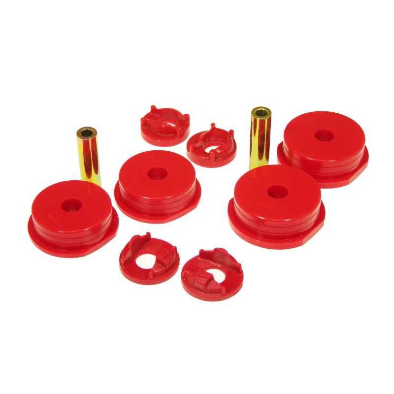 Red Prothane polyurethane engine mount kit 13-1901 for 1995-1999 Mitsubishi Eclipse and Eagle Talon