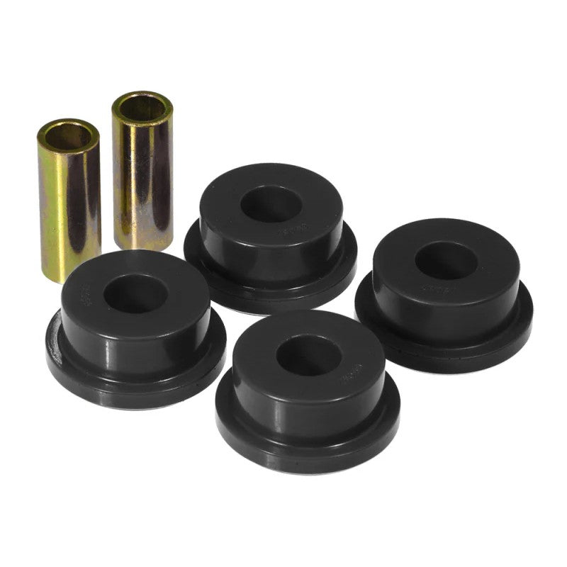 Prothane 18-1202-BL black polyurethane strut arm bushings for 1996-2001 Toyota Tacoma 2WD models.