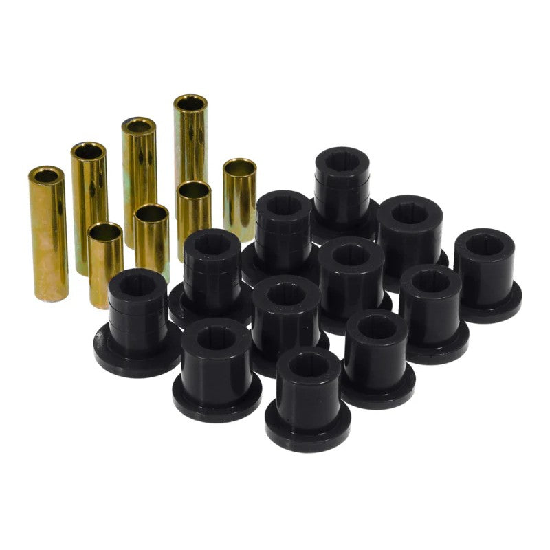 Prothane 4-213-BL black polyurethane control arm bushing set for 1997-2003 Dodge Dakota 4WD.
