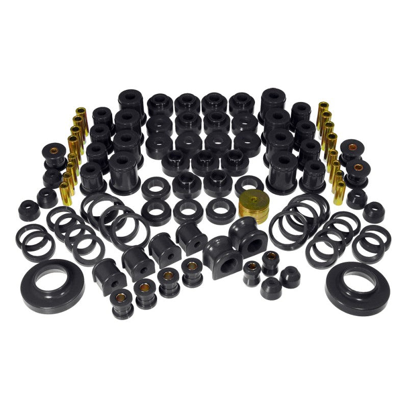 Prothane 1-2006-BL black polyurethane suspension bushing total kit for 1997-2006 Jeep Wrangler TJ