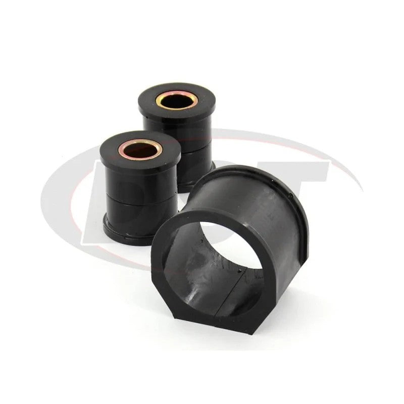 Prothane black polyurethane steering rack bushing kit for 1998-2005 Mazda Miata.