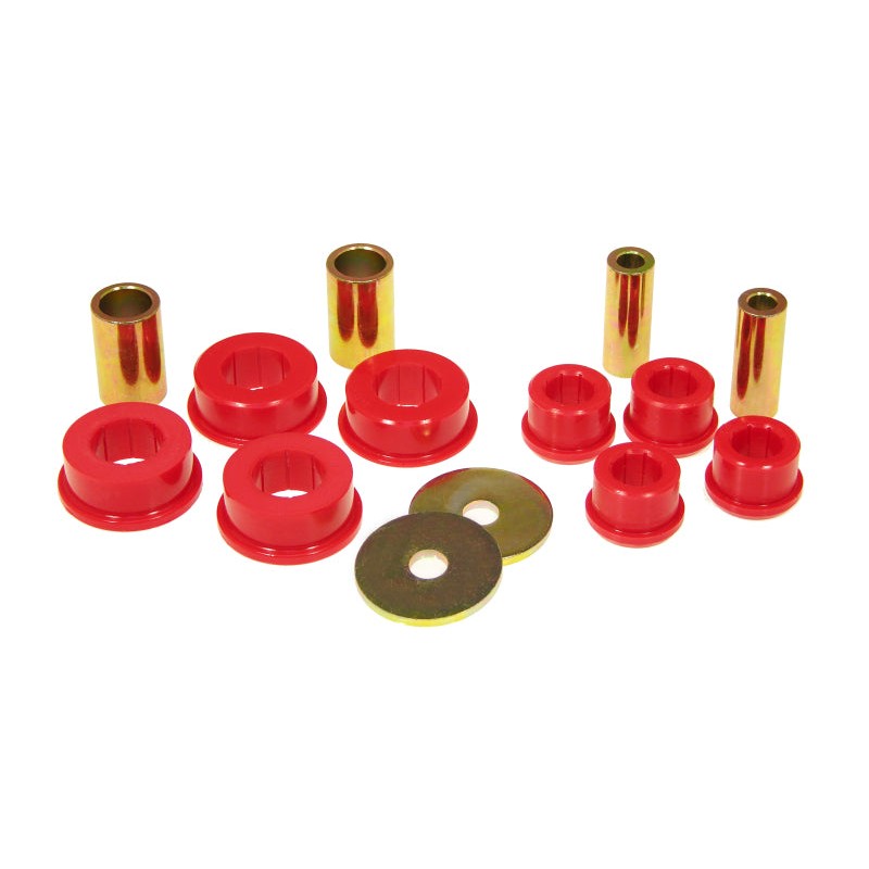 Prothane 16-201 red polyurethane front control arm bushings for 1998-2005 Subaru Impreza L, RS, and WRX
