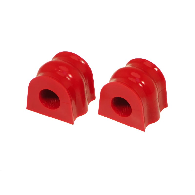 Prothane red polyurethane 20mm front sway bar bushings for 1998-2005 Subaru Impreza and WRX.