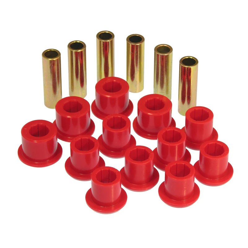 Prothane red polyurethane rear leaf spring bushing kit for 1998-2008 Ford Ranger