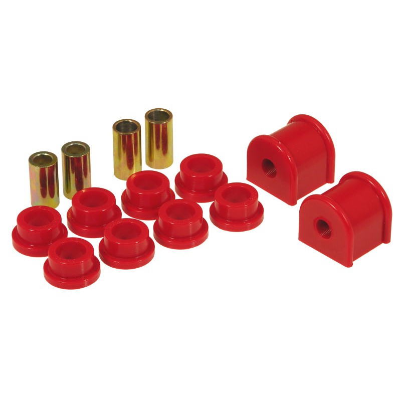 Prothane 1-1114 red polyurethane 9/16 inch rear sway bar bushings for 1999-2004 Jeep Grand Cherokee.