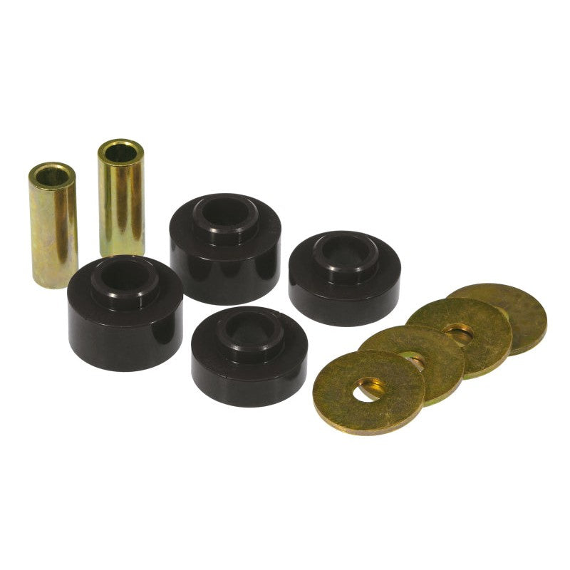Prothane black polyurethane independent rear suspension differential bushings for 1999-2004 Ford Mustang
