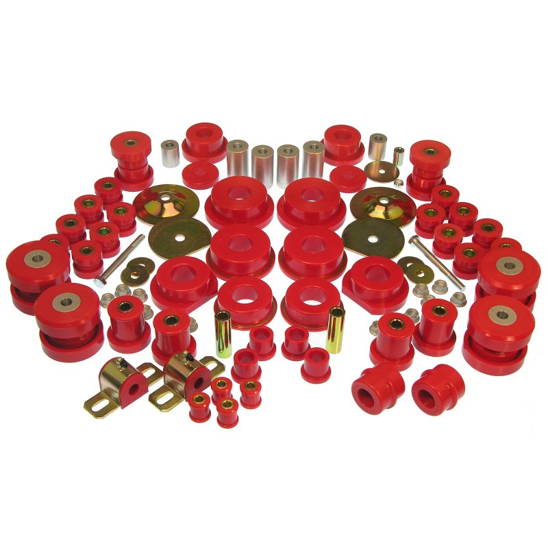 Prothane 4-2010 Red Total Kit polyurethane suspension bushing set for 2005-2010 Chrysler 300 and Dodge LX platform vehicles