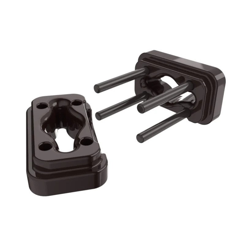 Prothane black polyurethane motor mount inserts for 2004-2008 Dodge Ram 2500 and 3500