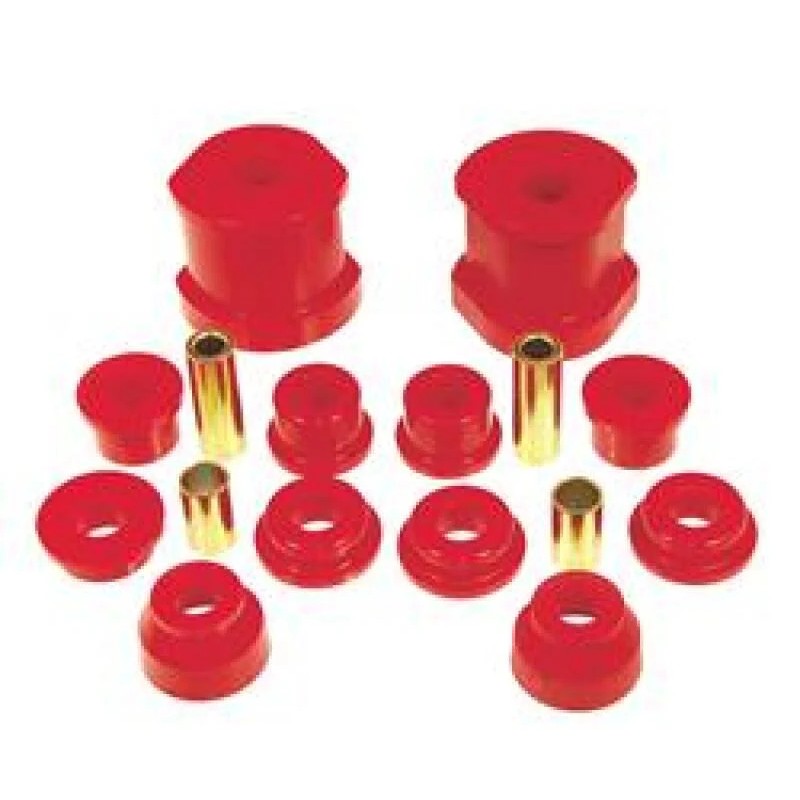 Red Prothane polyurethane front lower control arm bushings for Mitsubishi 3000GT