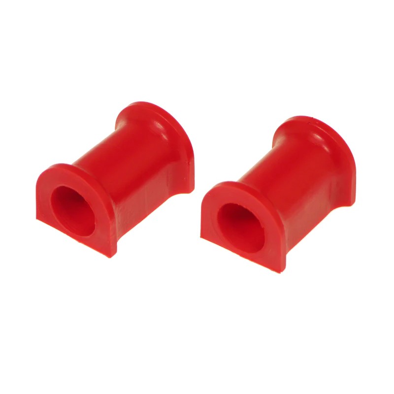 Set of two red Prothane 19mm polyurethane front sway bar bushings for 1995-1999 Mitsubishi Eclipse and Eagle Talon