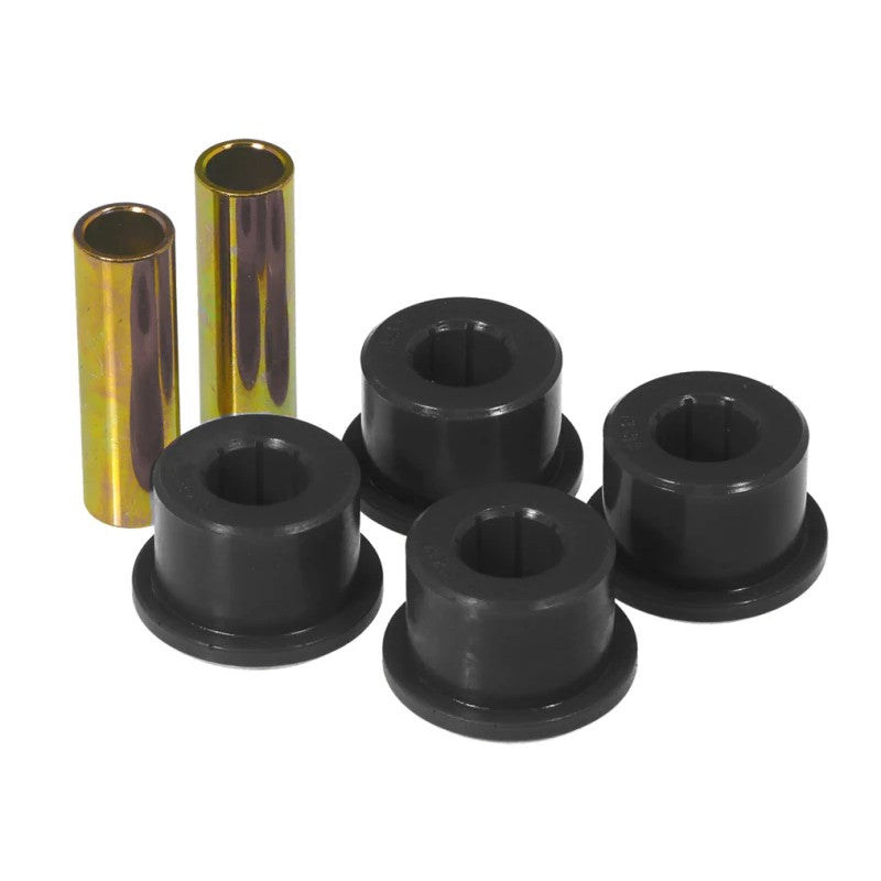 Black Prothane polyurethane pivot bushing for 1-1/2 inch OD applications and 9/16 inch bolts.