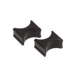 Prothane Universal Shock Reservoir Mounts - 2.0/2.0 Diameter - Black