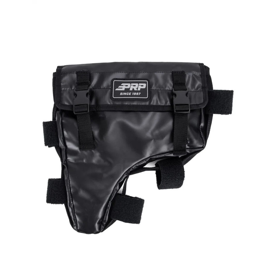 PRP vinyl coated nylon impact gun and storage bag with five hook and loop attachment straps
