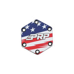 PRP New Glory Stars and Stripes 6-bolt steering wheel center cap with patriotic red, white, and blue design.