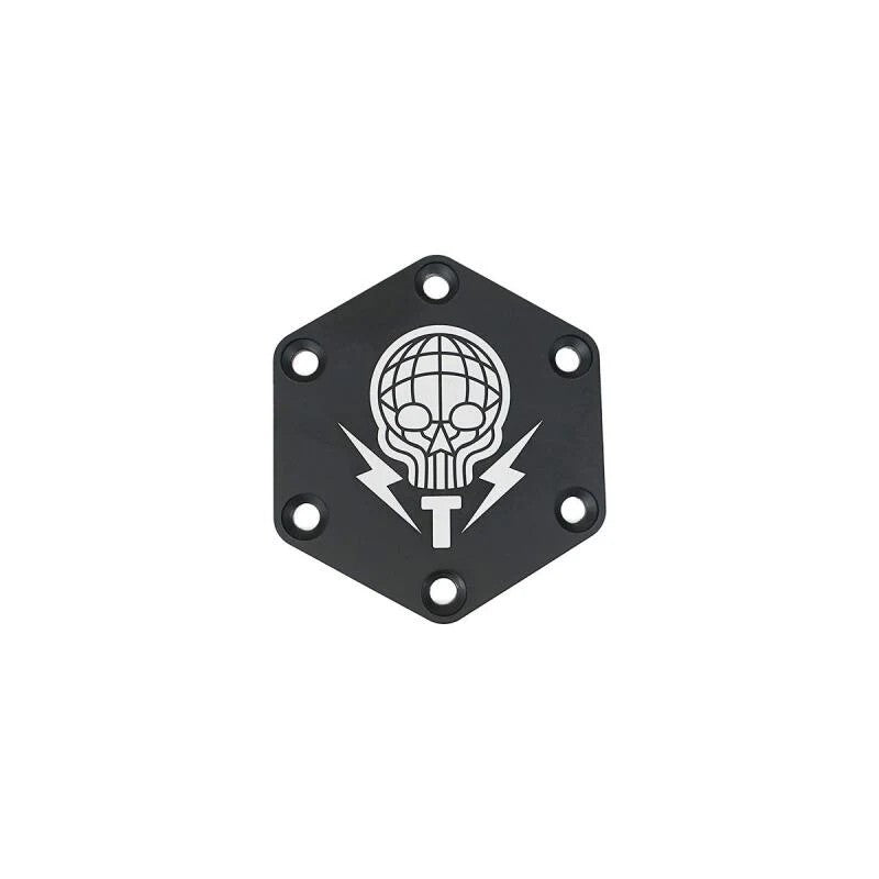 PRP Terra Crew Death Grip steering wheel center cap with 6-bolt mounting holes and logo detail