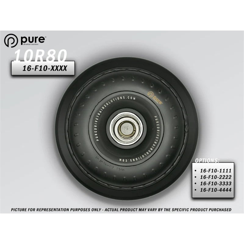 Pure Drivetrain 10R80/10R100 Ford High Performance Billet Torque Converter - Big Blower w/ 5.0 V8