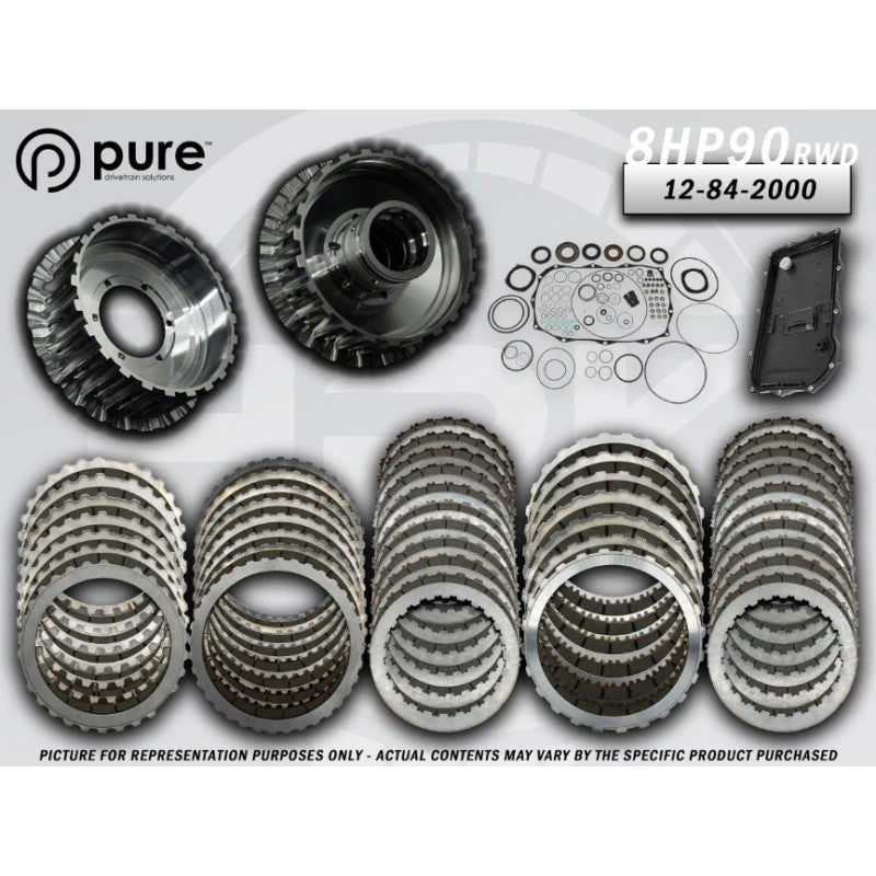 Pure Drivetrain Stage 2 high performance internal hard parts kit for RWD 8HP90 transmissions