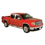 Polished 304 stainless steel fender trim kit with rubber edge seal for 2007-2013 GMC Sierra 1500.
