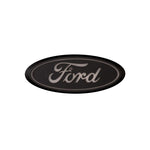 Putco Luminix matte black front LED Ford emblem for 2011-2025 Super Duty without camera cutout
