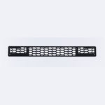 Black powder coated Putco Hex Shield T-304 stainless steel bumper grille insert for 2018-2020 Ford F-150.