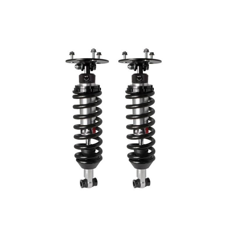 QA1 single-adjustable billet aluminum front coil-over shock with 9-inch 450lb spring for 2003-2011 Ford Crown Victoria.