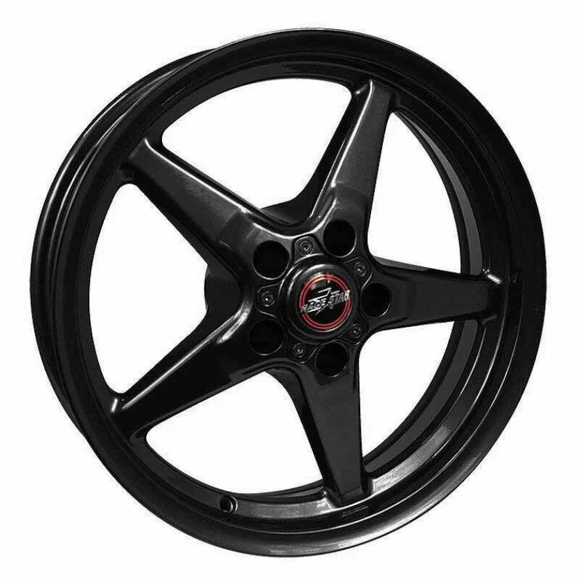 Race Star 92 Drag Star Bracket Racer 15x10 five-spoke wheel in gloss black finish