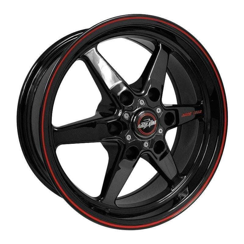 Race Star 93 Truck Star 17x4.5 gloss black wheel with 6x5.5 bolt pattern and direct drill design.