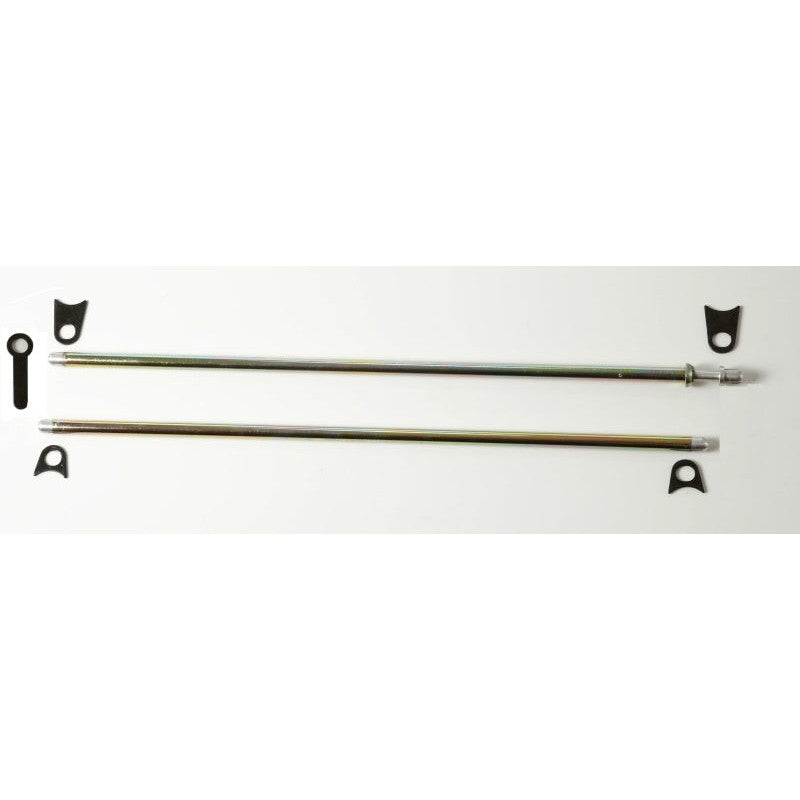 RaceQuip 24-inch window net mount kit with spring loaded release pin and mounting hardware