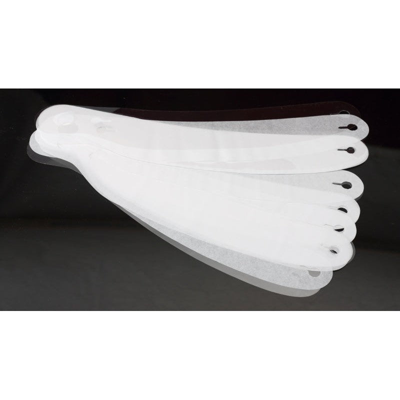 Stack of 20 clear 2 mil RaceQuip Pro series racing helmet tearoffs for visor protection