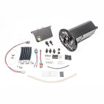 Radium Engineering anodized fuel hanger surge tank for 1993-1995 Mazda RX-7 FD US-spec models.