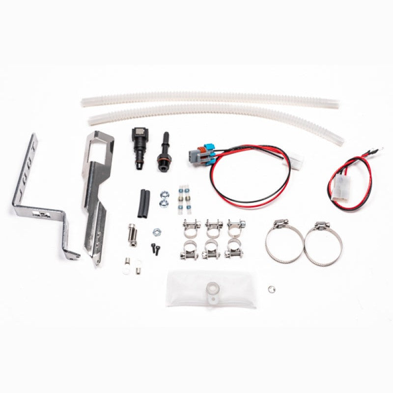 Radium Engineering dual pump upgrade hardware kit for 20-0792-00 fuel pump hanger.