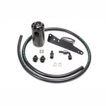 Radium Engineering black anodized Fluid Lock catch can kit for LHD Honda S2000 with hoses and mounting bracket.