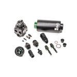Radium Engineering adjustable fuel pressure regulator and microglass fuel filter assembly with AN fittings for BMW E46 M3